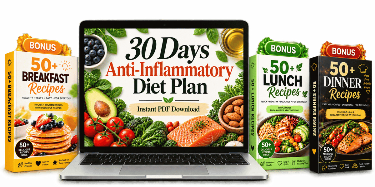 Anti-Inflammatory 30 Days New Diet Plan (150+ Bonus Recipes)